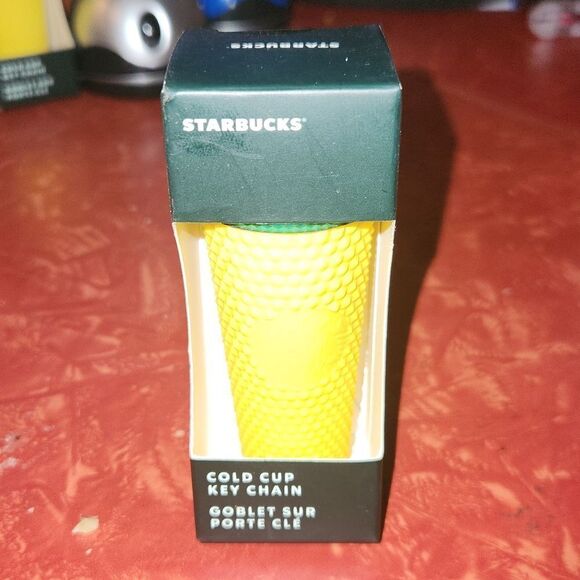NWT Starbucks Mini Studded Cold Cup Keychain Hawaii - Picture 1 of 3